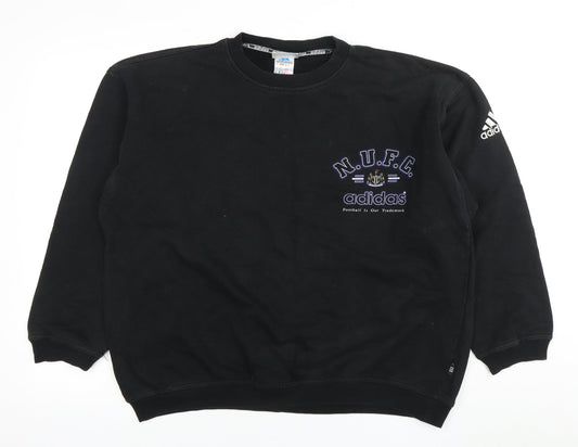 Adidas Unisex Adults Black N.U.F.C XL Pullover Sweatshirt
