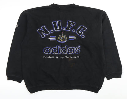 Adidas Unisex Adults Black N.U.F.C XL Pullover Sweatshirt