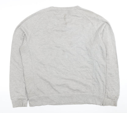 Mens UK Size L Champion Grey Pullover Sweatshirt