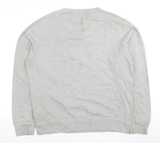 Mens UK Size L Champion Grey Pullover Sweatshirt