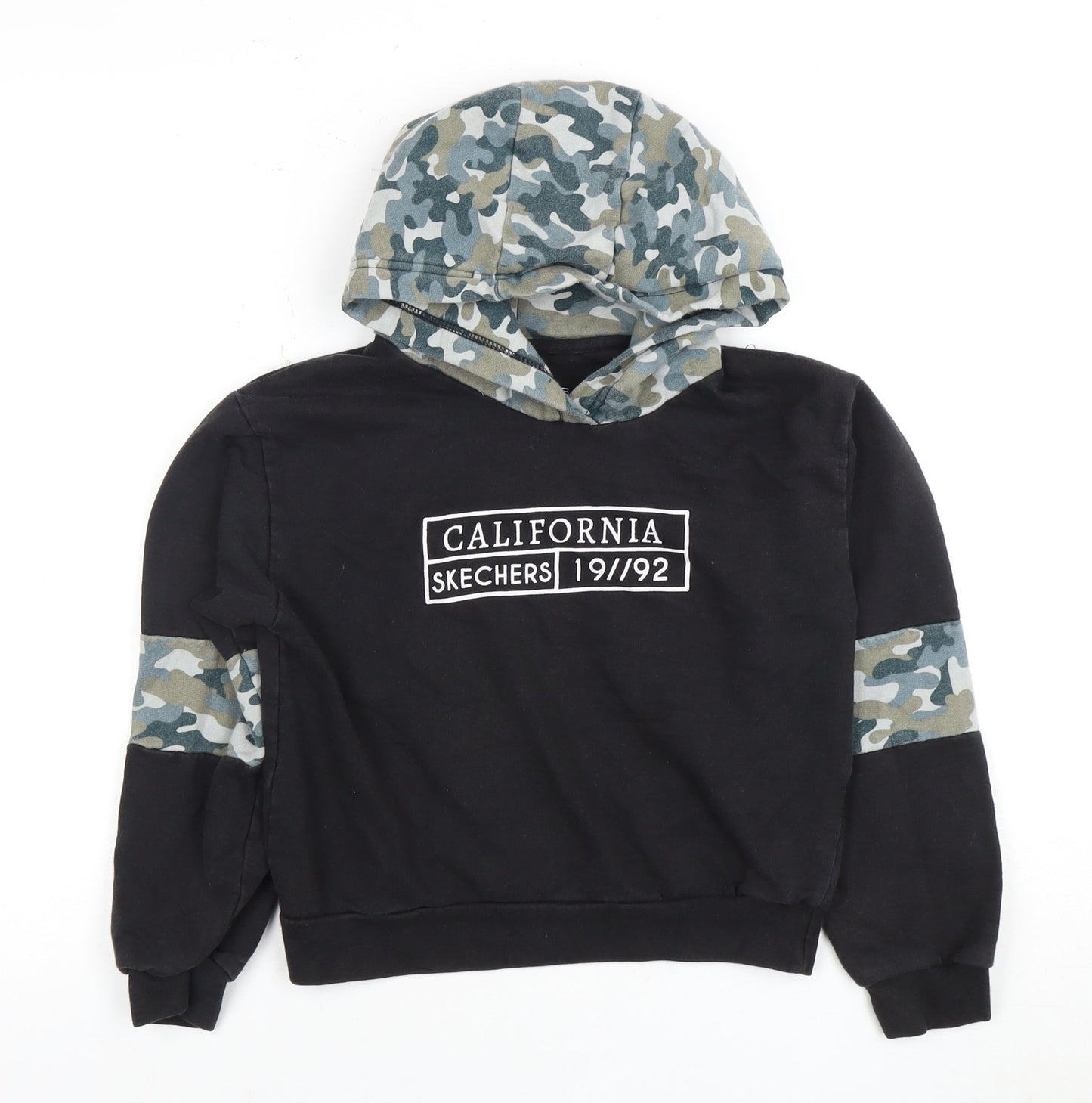 Skechers Boys Black Pullover Hoodie 10-11 Years