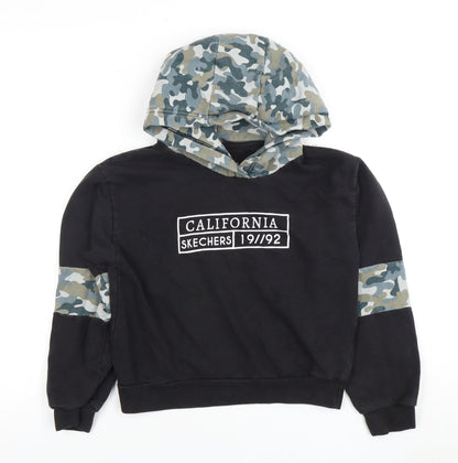 Skechers Boys Black Pullover Hoodie 10-11 Years