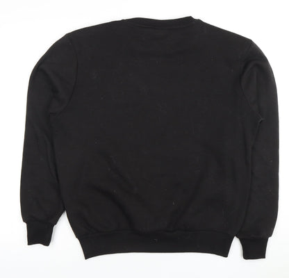 Mens UK Size S Lee Cooper Black Pullover Sweatshirt