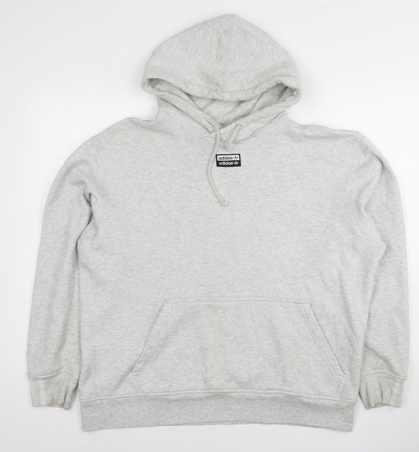 Mens UK Size M adidas Grey Pullover Hoodie