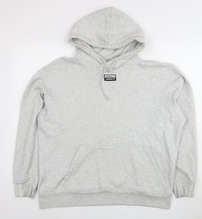 Mens UK Size M adidas Grey Pullover Hoodie