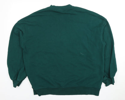 Divided Green Graphic Print Unisex XS Sweatshirt