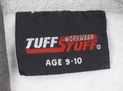 Tuff Stuff Boys Grey Pullover Hoodie Age 9-10