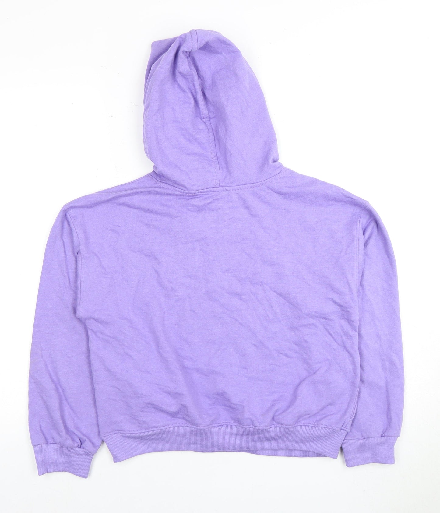 DKNY Girls Purple Logo Hoodie XL