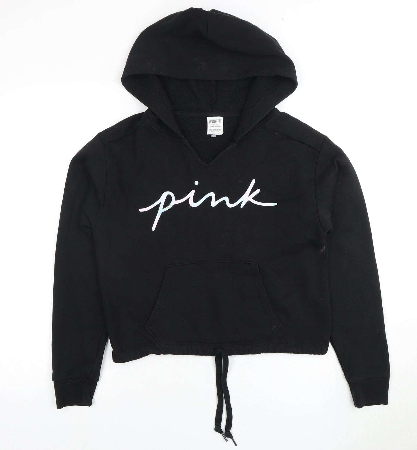 Victoria's Secret PINK Black XS Women's Logo Hoodie