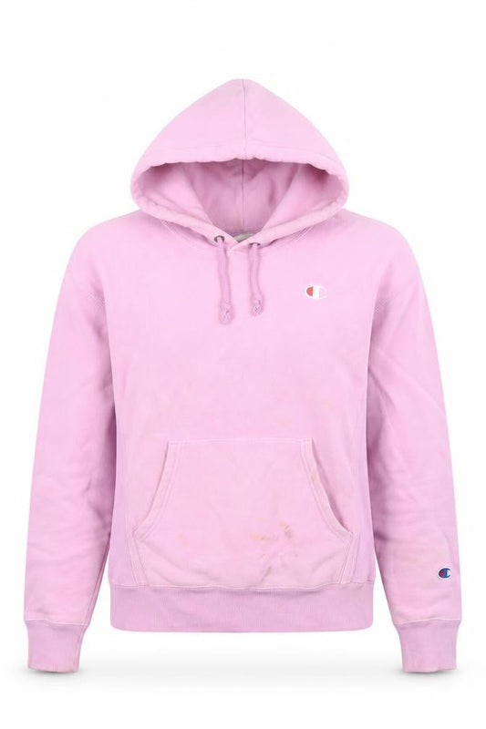 Womens UK Size S Champion Pink Pullover Hoodie
