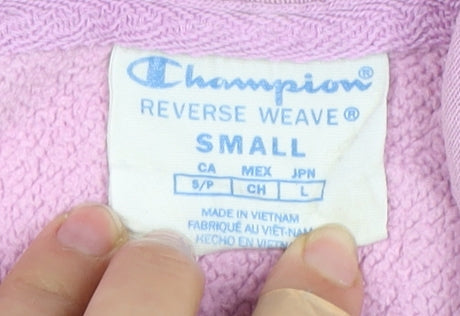 Champion Women's Pink Pullover Hoodie, Size S, Casual Style
