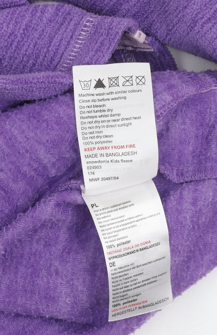 Mountain Warehouse Girls Purple Basic Jacket - 11-12 Years