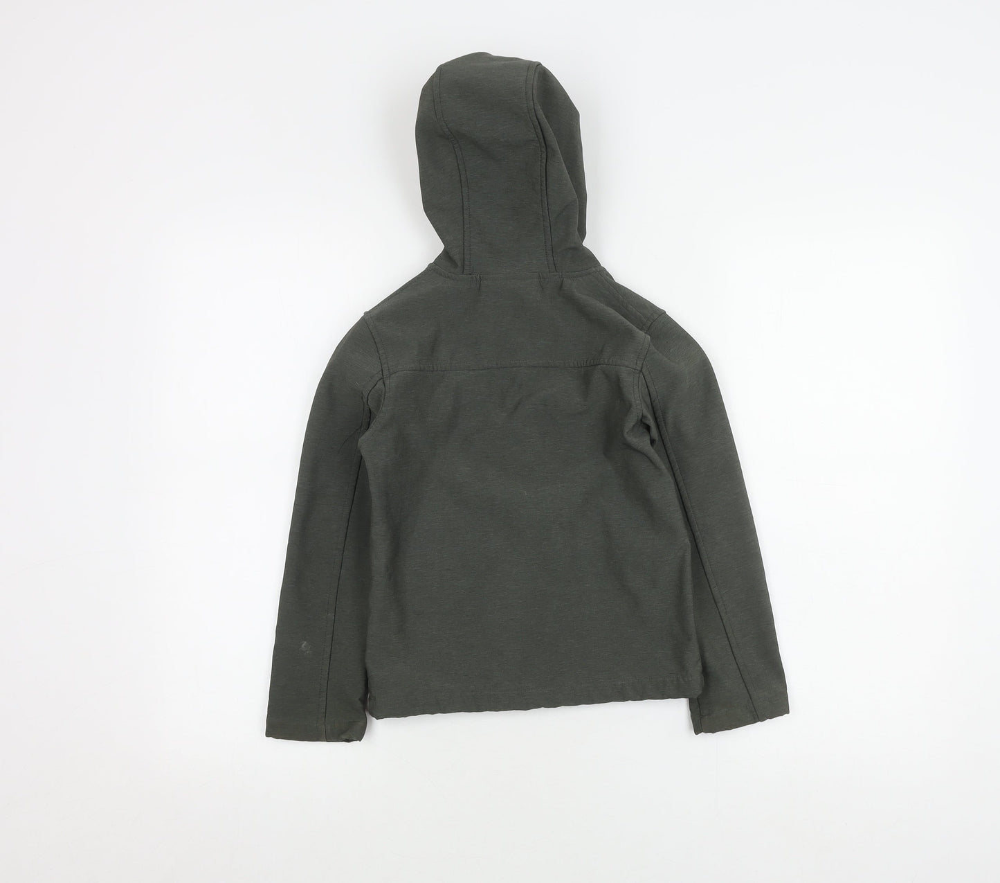 Mountain Warehouse Boys Green Soft Shell Hooded Jacket 7-8 Years