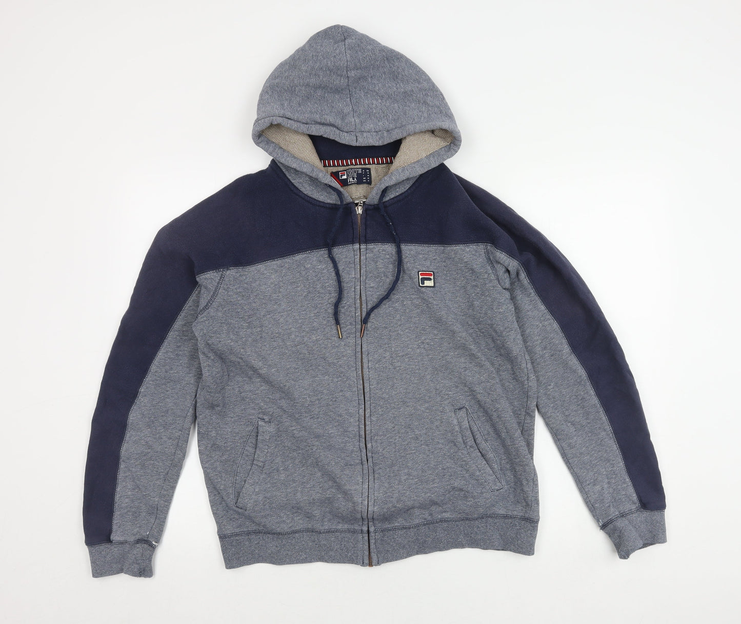 Mens UK Size M FILA Grey Hooded