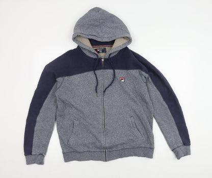 Mens UK Size M FILA Grey Hooded