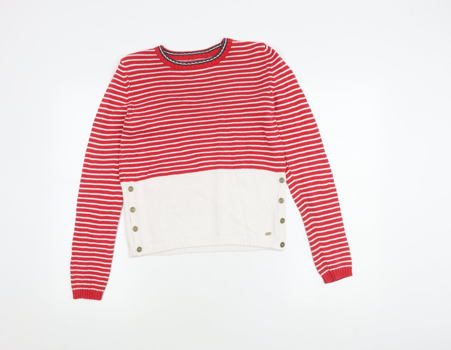 Womens UK Size XS Superdry Red Pullover Jumper