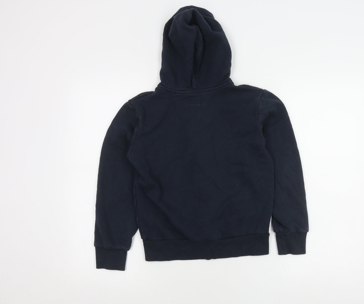 Converse Boys Black Hooded Jacket Size 10-12, Full Zip, Casual