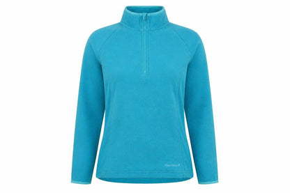 Peter Storm Women's Blue High Neck Zip Sweatshirt Size 12
