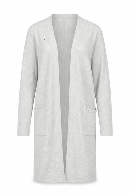 Womens UK Size M White Label Grey Cardigan Jumper