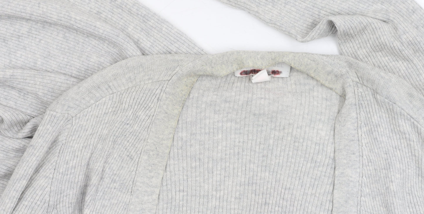 Womens UK Size M White Label Grey Cardigan Jumper