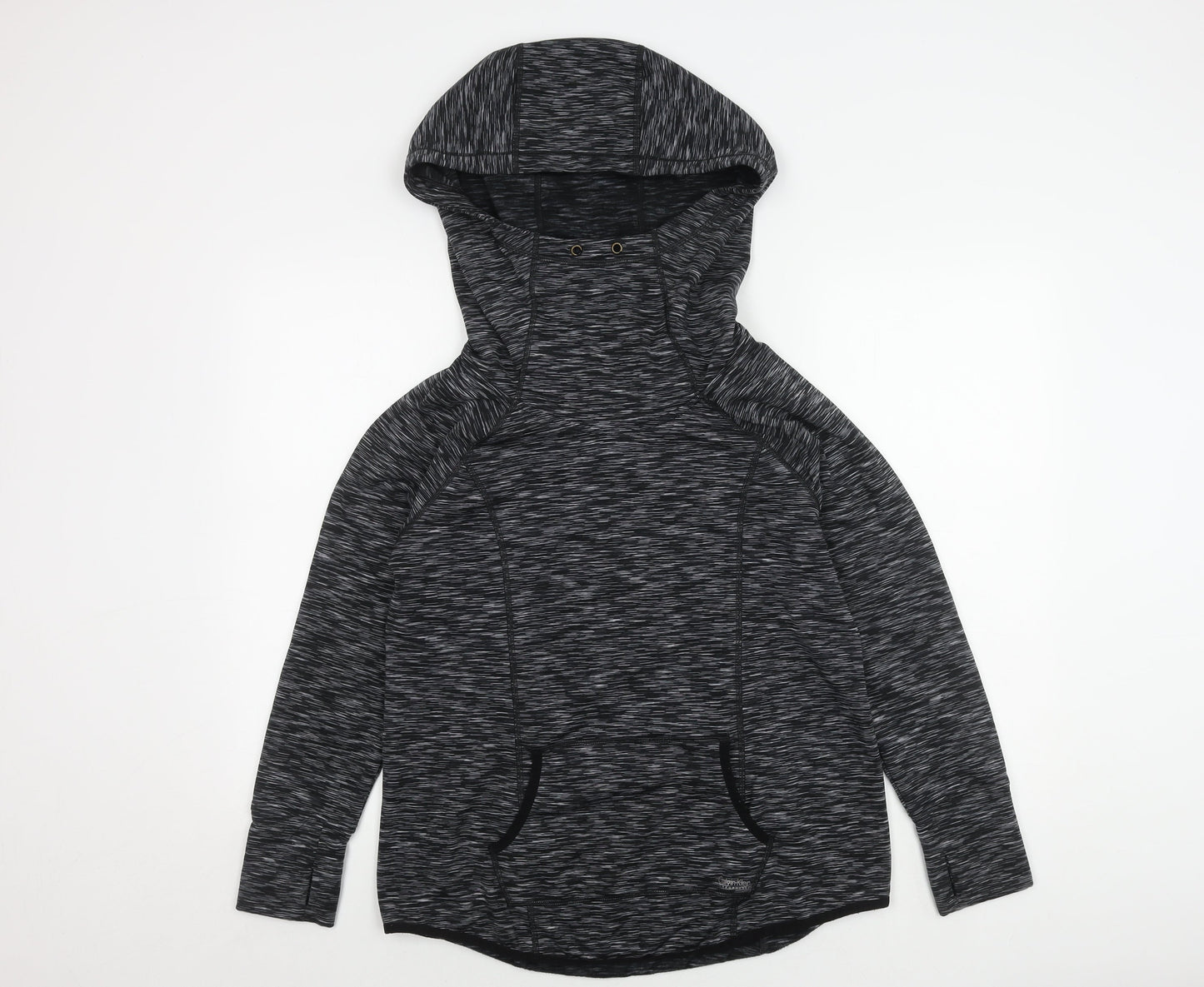 Womens UK Size L Calvin Klein Black Pullover Hoodie