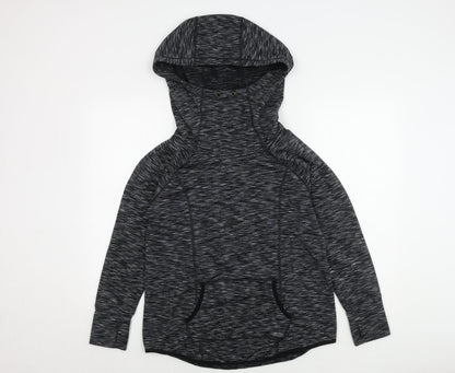 Womens UK Size L Calvin Klein Black Pullover Hoodie