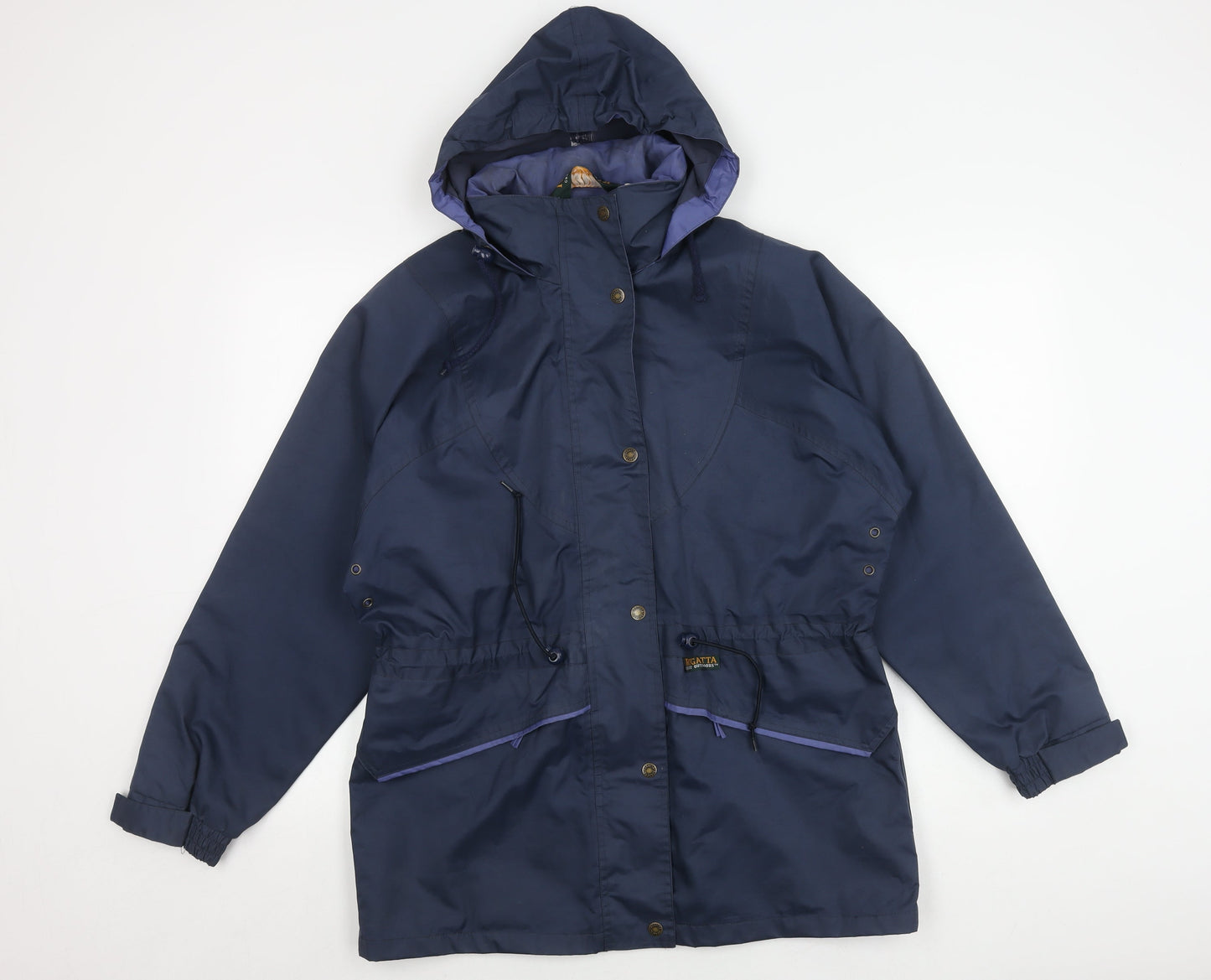 Womens UK Size 12 Regatta Blue Parka Coat