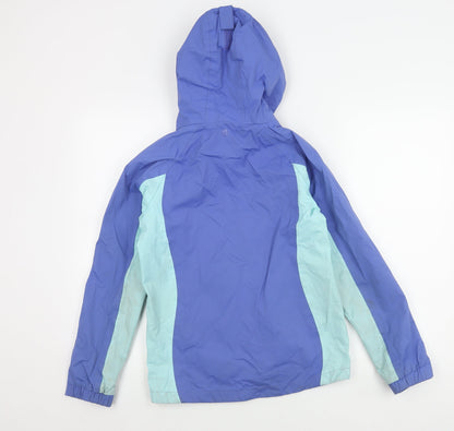 Mountain Warehouse Girls Blue Rain Coat 11-12 Years