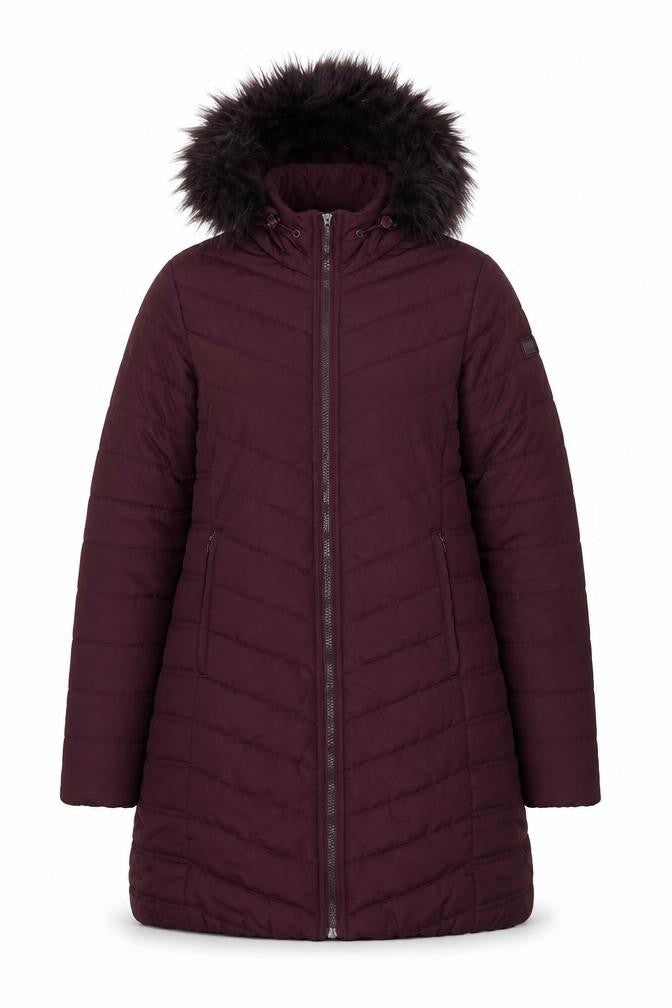Womens UK Size 8 Regatta Purple Puffer Jacket