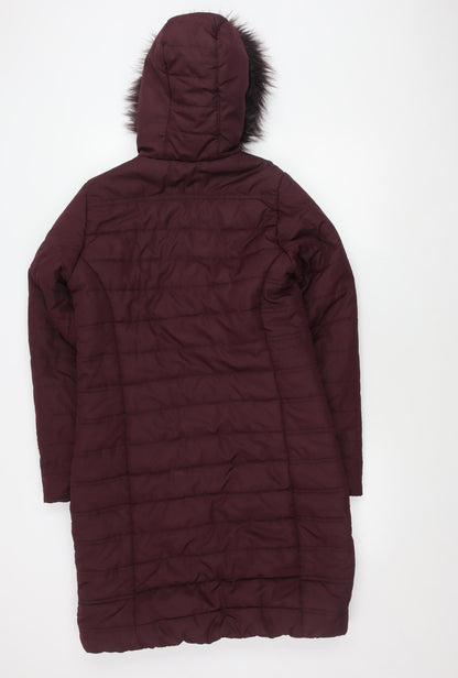 Womens UK Size 8 Regatta Purple Puffer Jacket