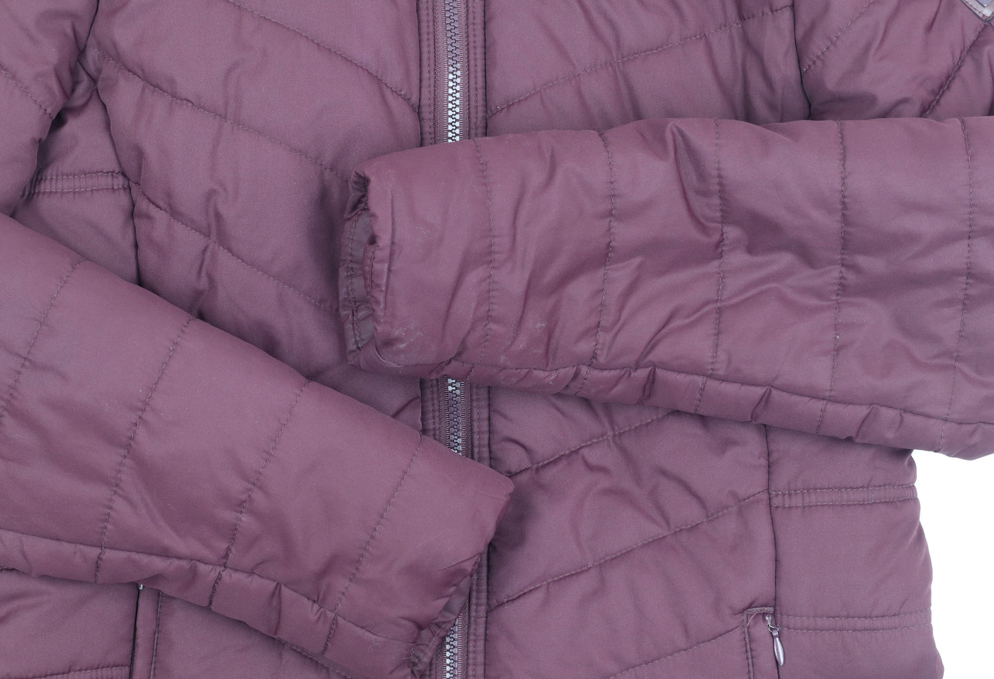Womens UK Size 8 Regatta Purple Puffer Jacket