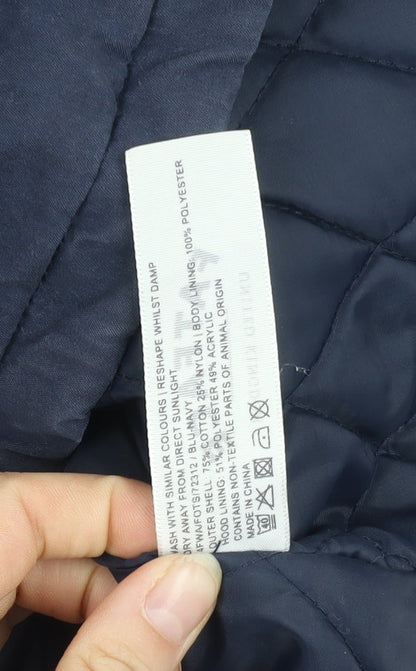 FatFace Women's Blue Parka Jacket Size 12