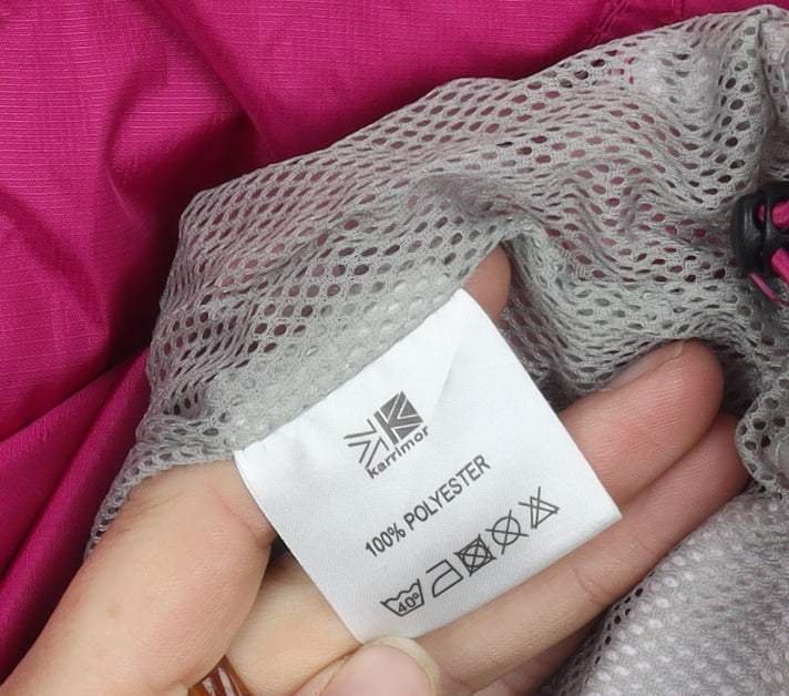 Karrimor Women's Pink Hooded Jacket Size 10