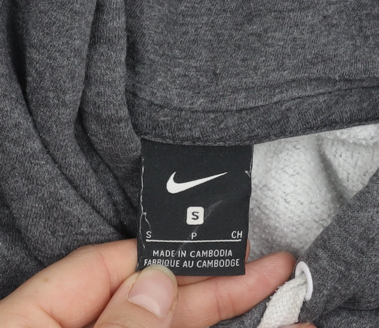 Mens UK Size S Nike Grey Pullover Hoodie