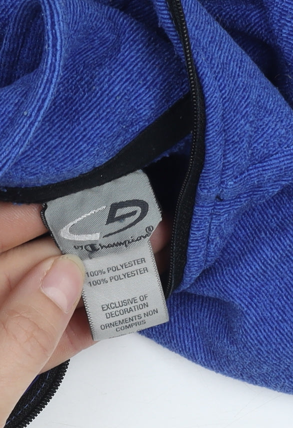 Mens UK Size M Champion Blue Pullover Sweatshirt