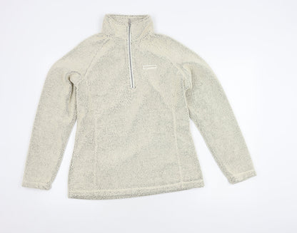 Craghoppers Women's Ivory Zip Sweatshirt Size 12