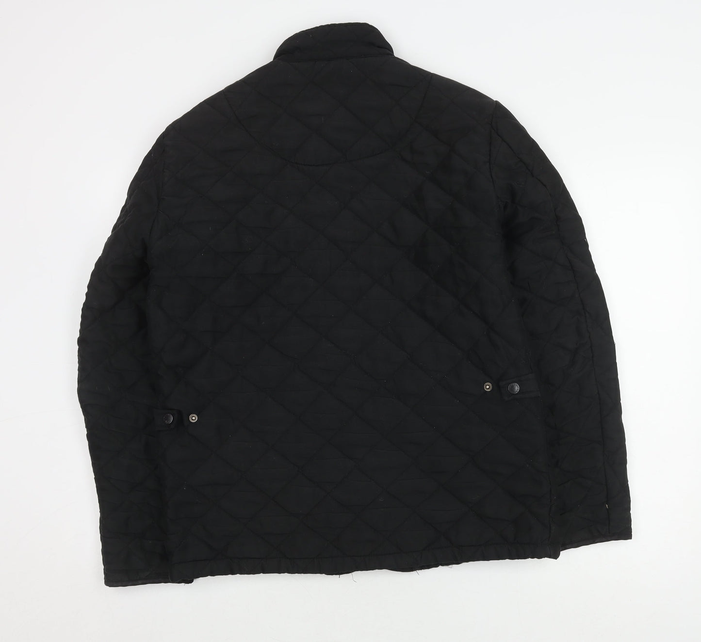 Mens UK Size S Feraud Black Quilted Coat