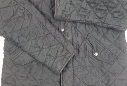 Mens UK Size S Feraud Black Quilted Coat