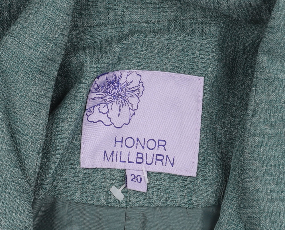 Honor Millburn Women's Green Blazer Plus Size 20