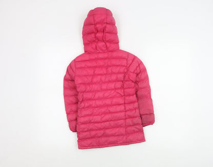 Mountain Warehouse Pink Girls Puffer Jacket Size 3-4 Years