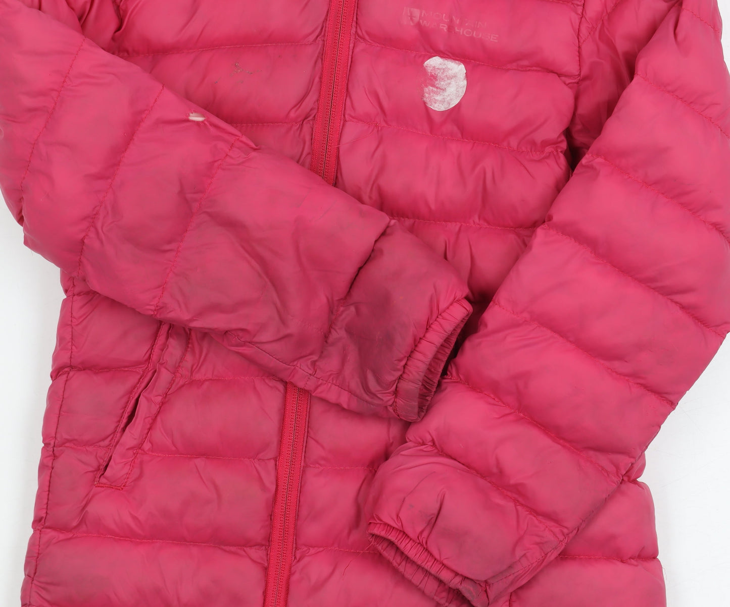 Mountain Warehouse Pink Girls Puffer Jacket Size 3-4 Years