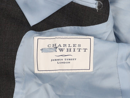 Mens UK Size 42 Charles Tyrwhitt Regular Black Suit Jacket