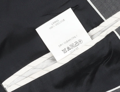 Mens UK Size 46 Jeff Banks Regular Grey Suit Jacket