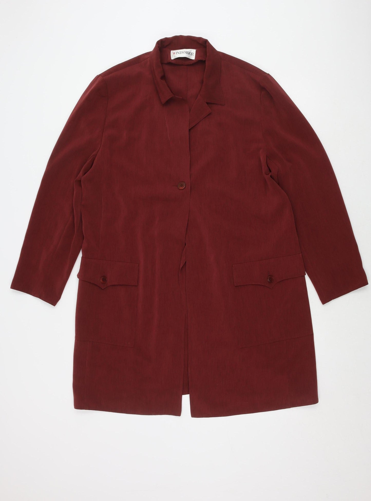 Womens UK Size 16 Windsmoor Red Basic Jacket