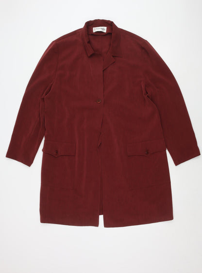 Womens UK Size 16 Windsmoor Red Basic Jacket