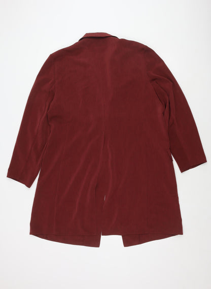 Womens UK Size 16 Windsmoor Red Basic Jacket