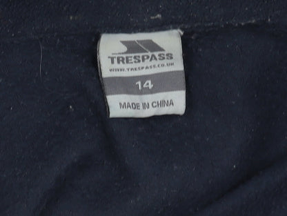 Womens UK Size 14 Trespass Blue Basic Jacket