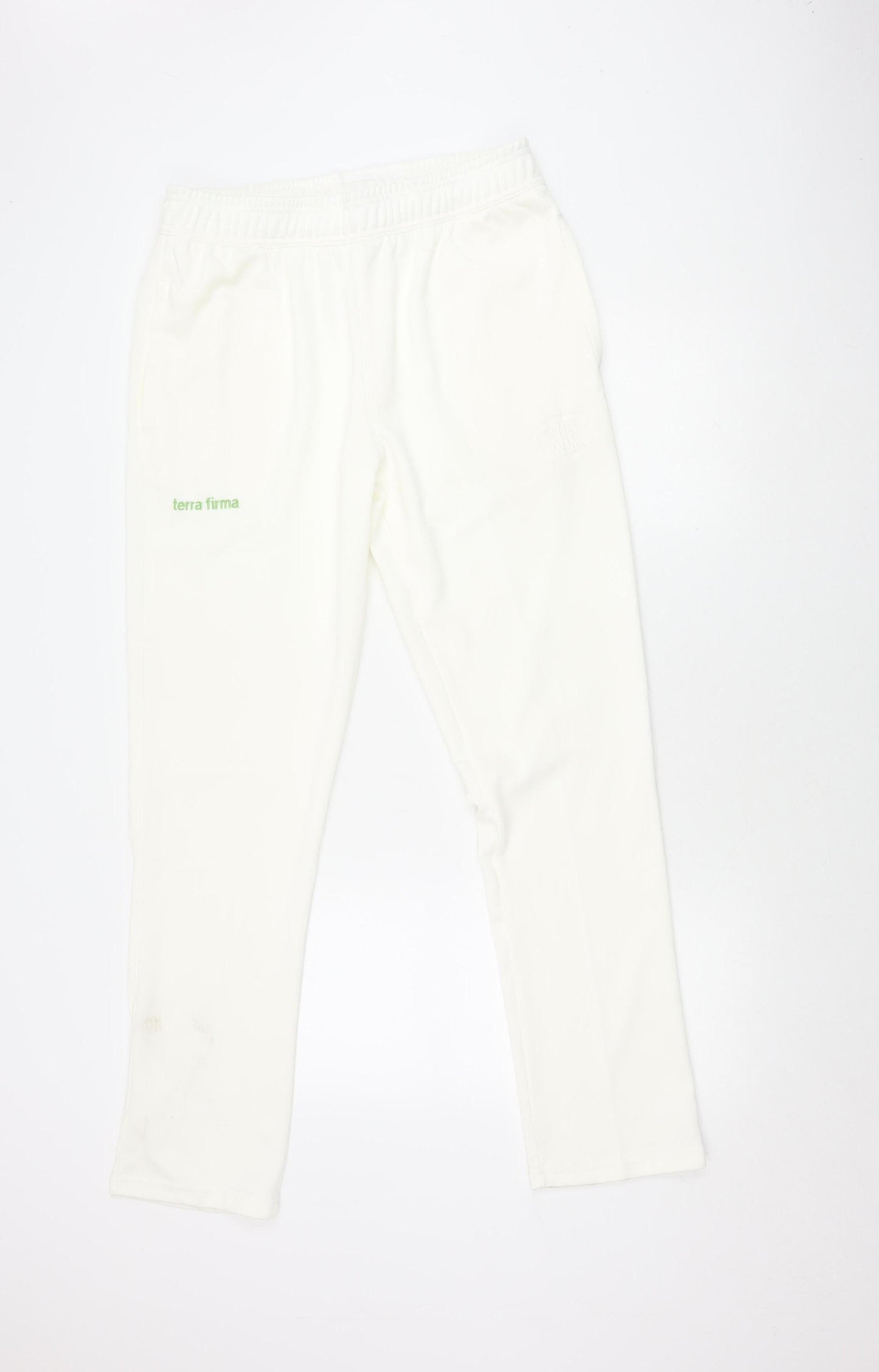 White Unisex Adults Jogger L 36 in Waist