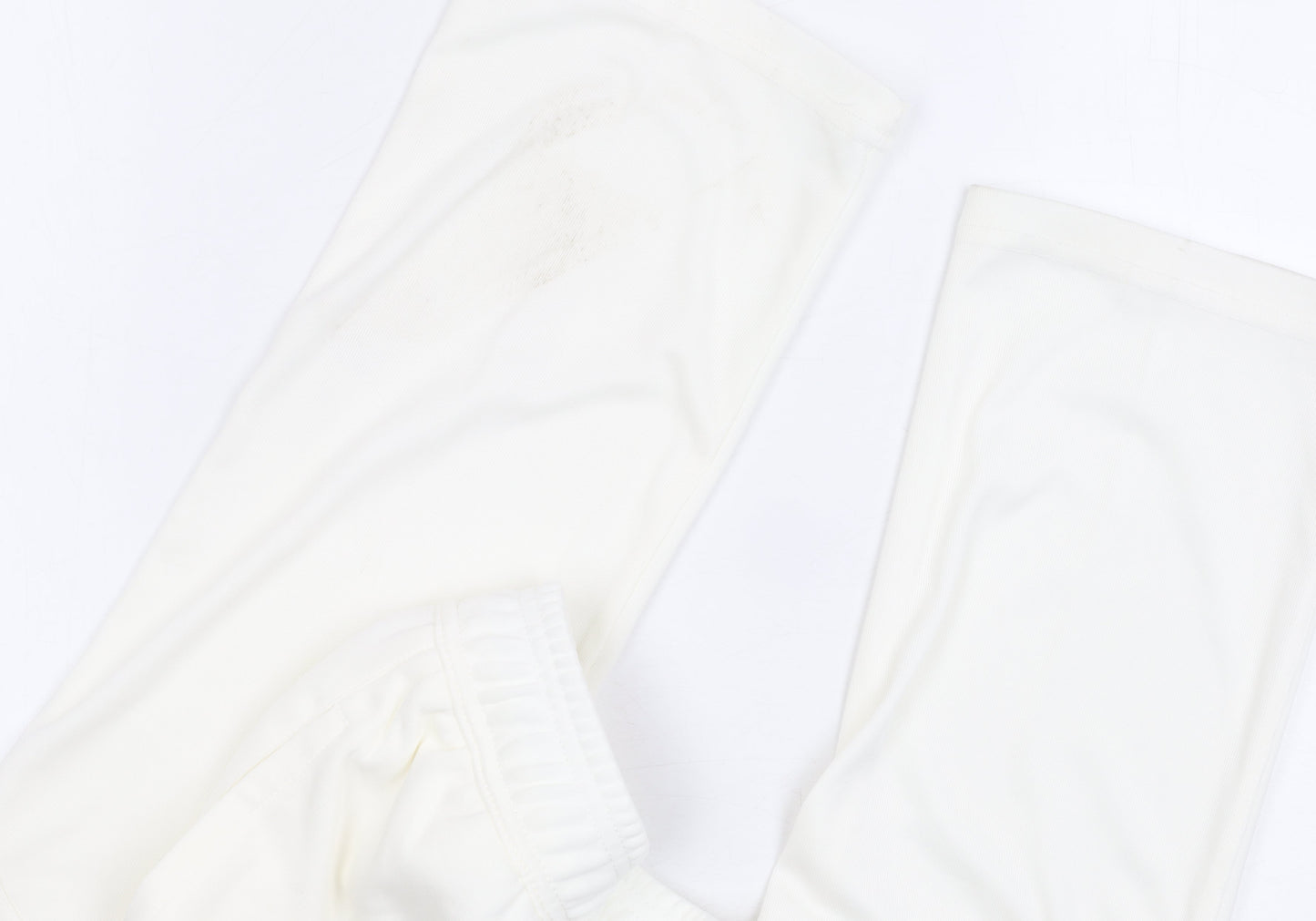 White Unisex Adults Jogger L 36 in Waist