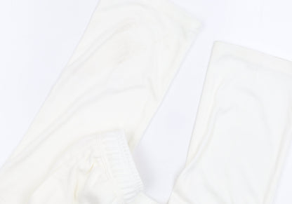 White Unisex Adults Jogger L 36 in Waist